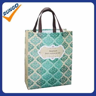 Ultrasonic welding non woven bag with lamination